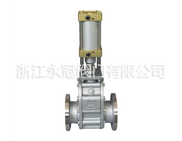 不鏽鋼(gāng)氣動出(chu)料閥Z644TC