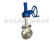 手(shǒu)動不鏽鋼傘齒輪(lún)刀閘閥PZ573H