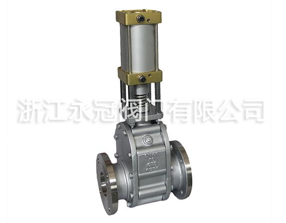 氣動(dong)陶瓷雙閘闆(pan)閥Z644TC