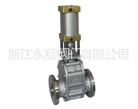 氣動(dòng)陶瓷雙閘闆閥